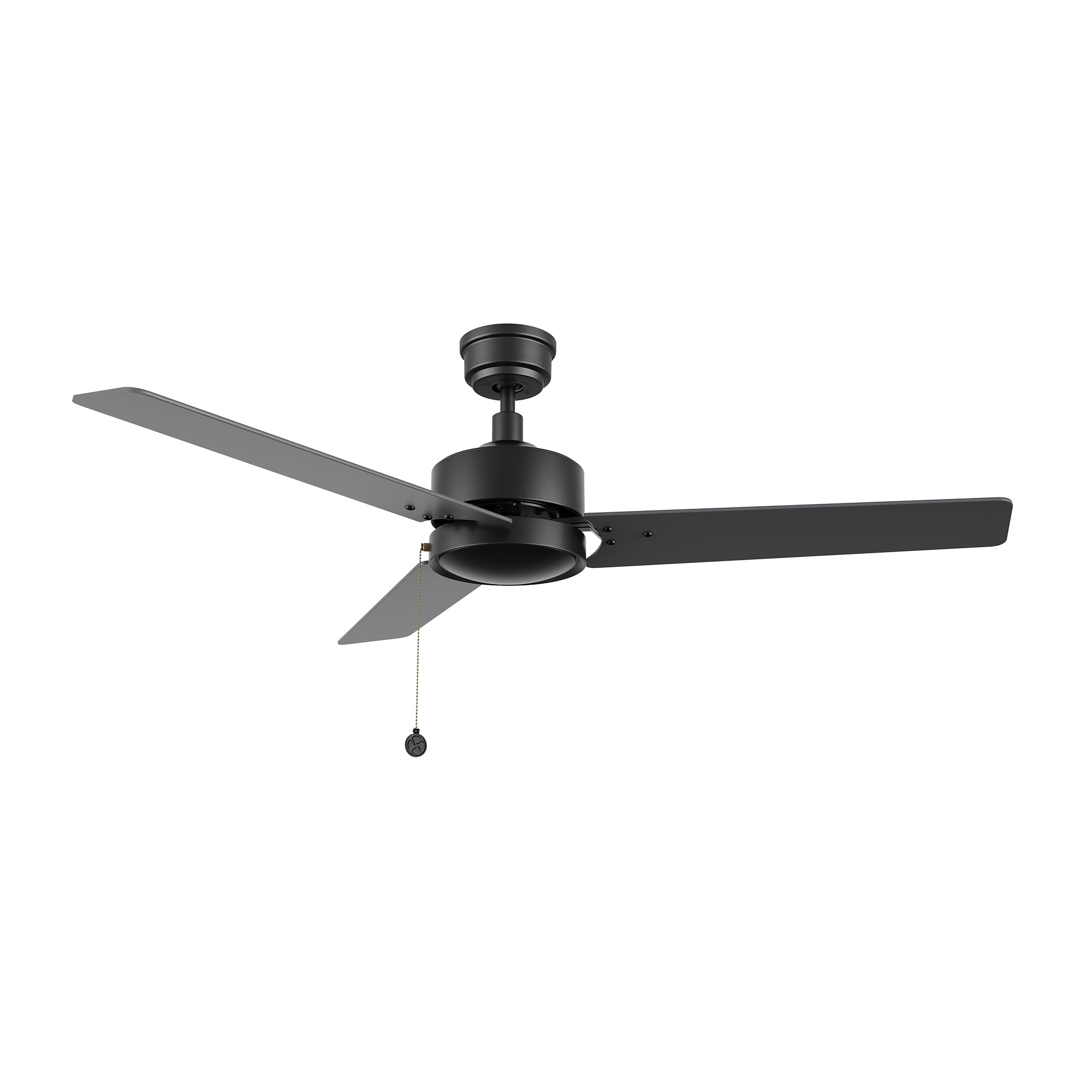 VINK 52 inch 3-Blade No Light Ceiling Fan with Pull Chain