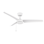 REXTON 52 inch 3-Blade No Light Ceiling Fan with Pull Chain