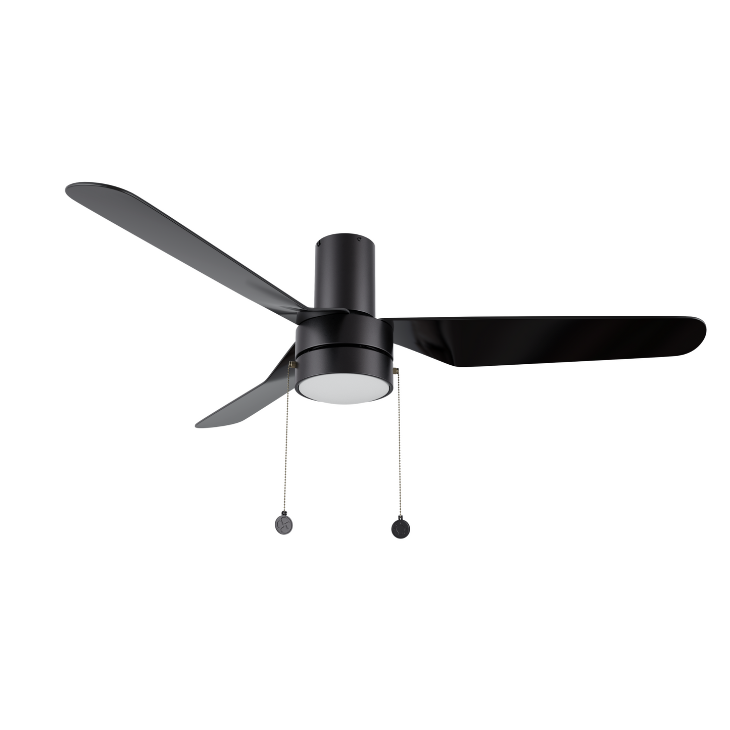 MORGAN 52 inch 3-Blade Flash Mount Ceiling Fan with Pull Chain