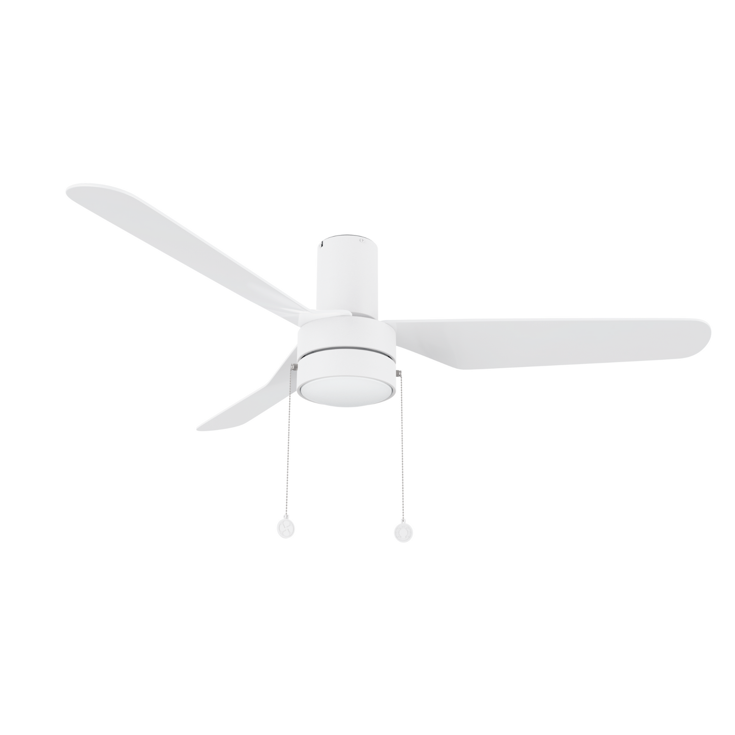 MORGAN 52 inch 3-Blade Flash Mount Ceiling Fan with Pull Chain