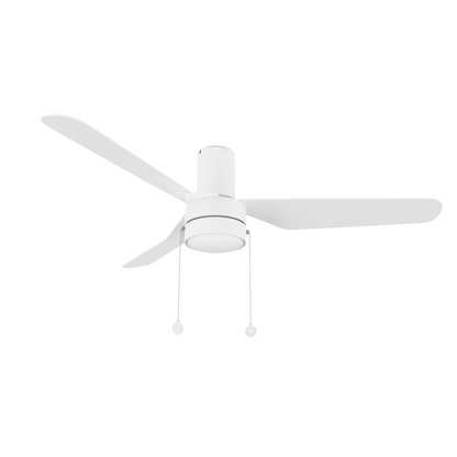 MORGAN 52 inch 3-Blade Flash Mount Ceiling Fan with Pull Chain