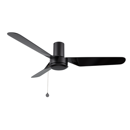 MORGAN 52 inch 3-Blade Flash Mount Ceiling Fan with Pull Chain