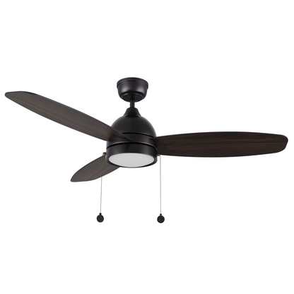 GREENWOOD 48" 52" inch 3-Blade Ceiling Fan with Pull Chain