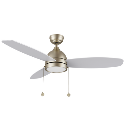 GREENWOOD 48" 52" inch 3-Blade Ceiling Fan with Pull Chain