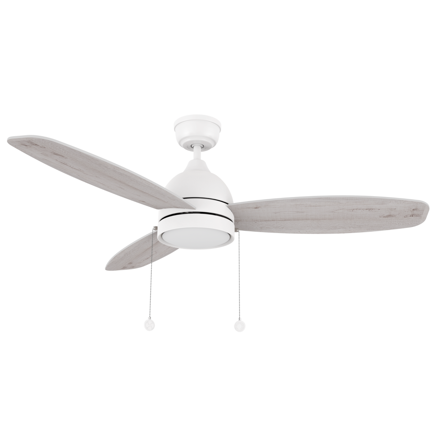 GREENWOOD 48" 52" inch 3-Blade Ceiling Fan with Pull Chain