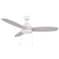 GREENWOOD 48" 52" inch 3-Blade Ceiling Fan with Pull Chain