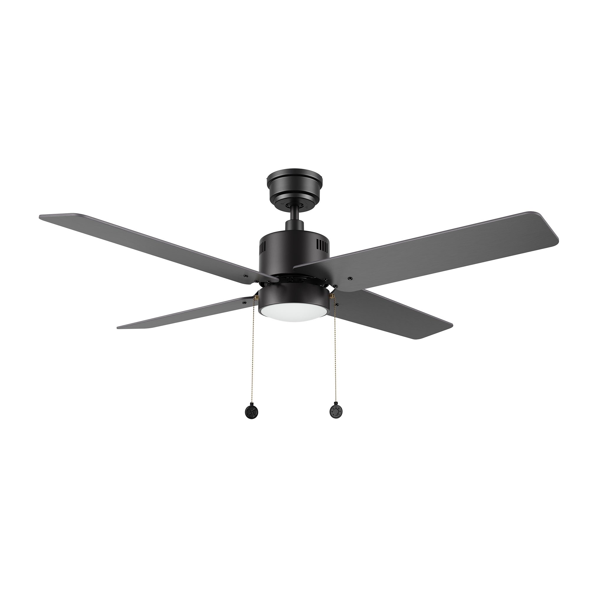 APEX 52 inch 4-Blade Ceiling Fan with LED Light & Pull Chain