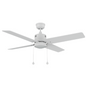 APEX 52 inch 4-Blade Ceiling Fan with Pull Chain