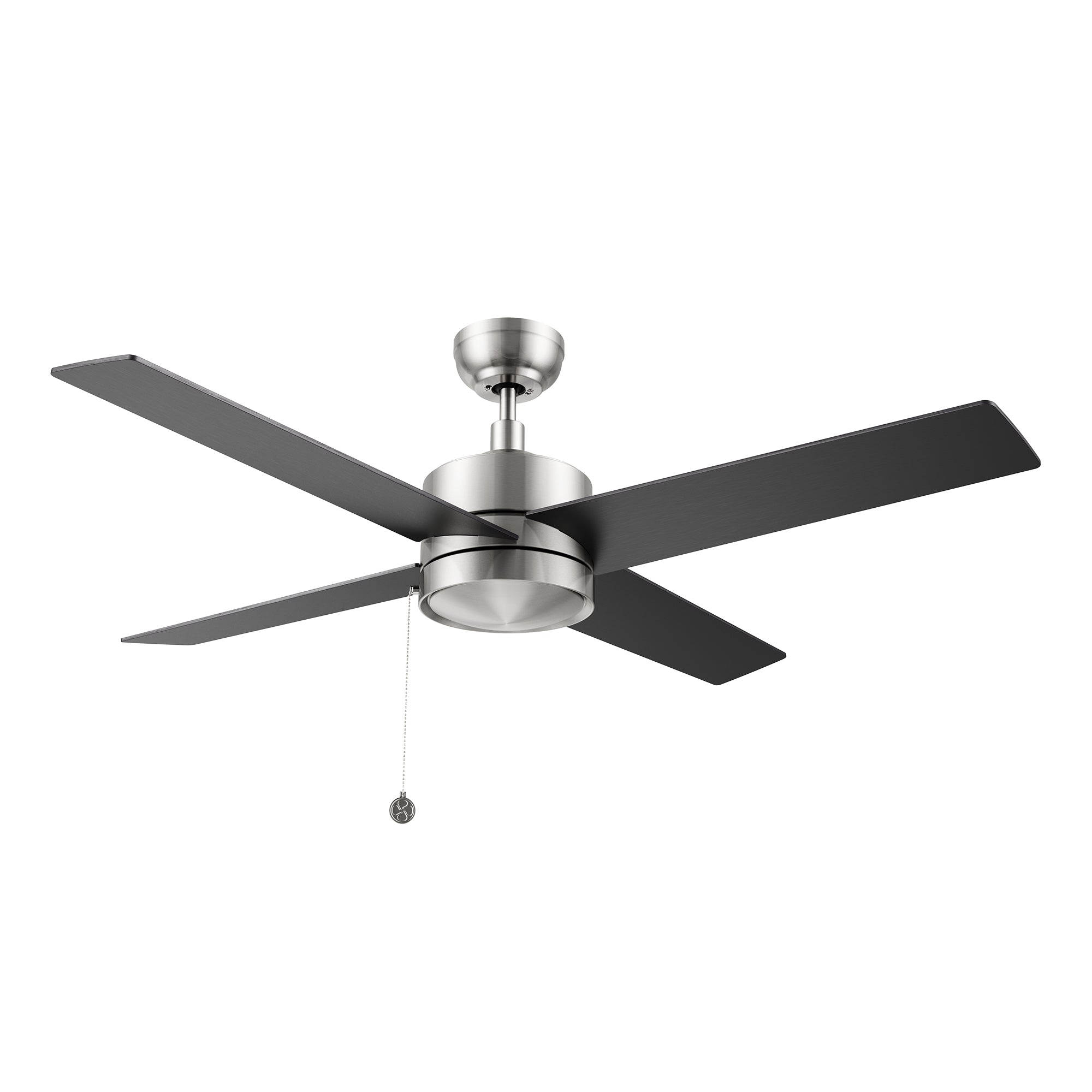 ASCOTT 52 inch 4-Blade No Light Ceiling Fan with Pull Chain