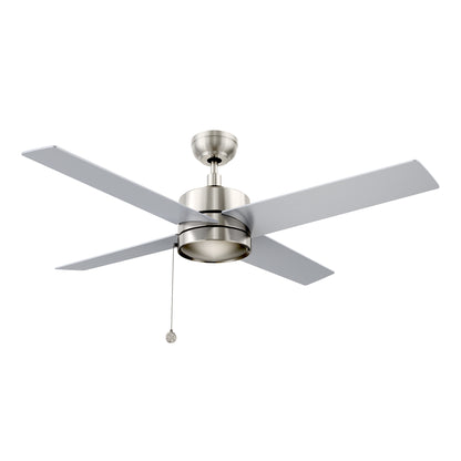 ASCOTT 52 inch 4-Blade Ceiling Fan with Pull Chain -  (No light)