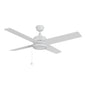 ASCOTT 52 inch 4-Blade Ceiling Fan with Pull Chain -  (No light)