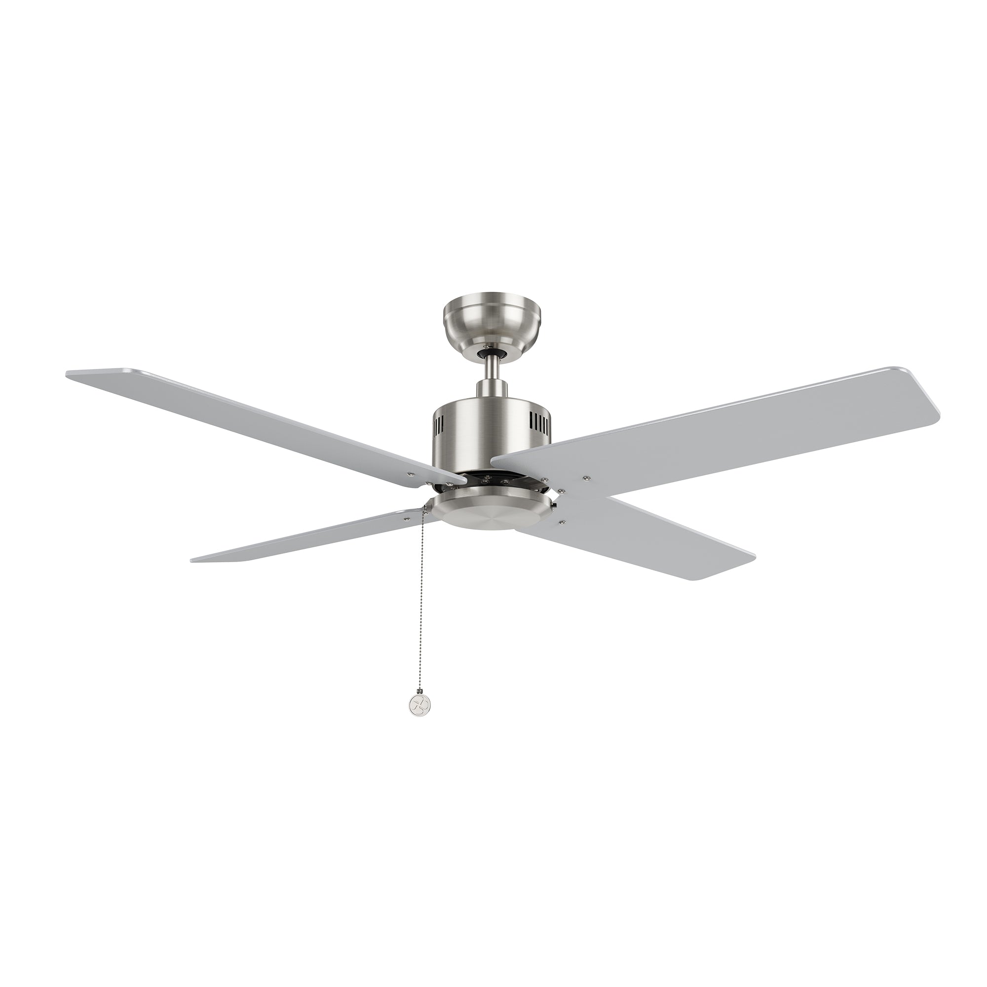 APEX 52 inch 4-Blade No Light Ceiling Fan with Pull Chain