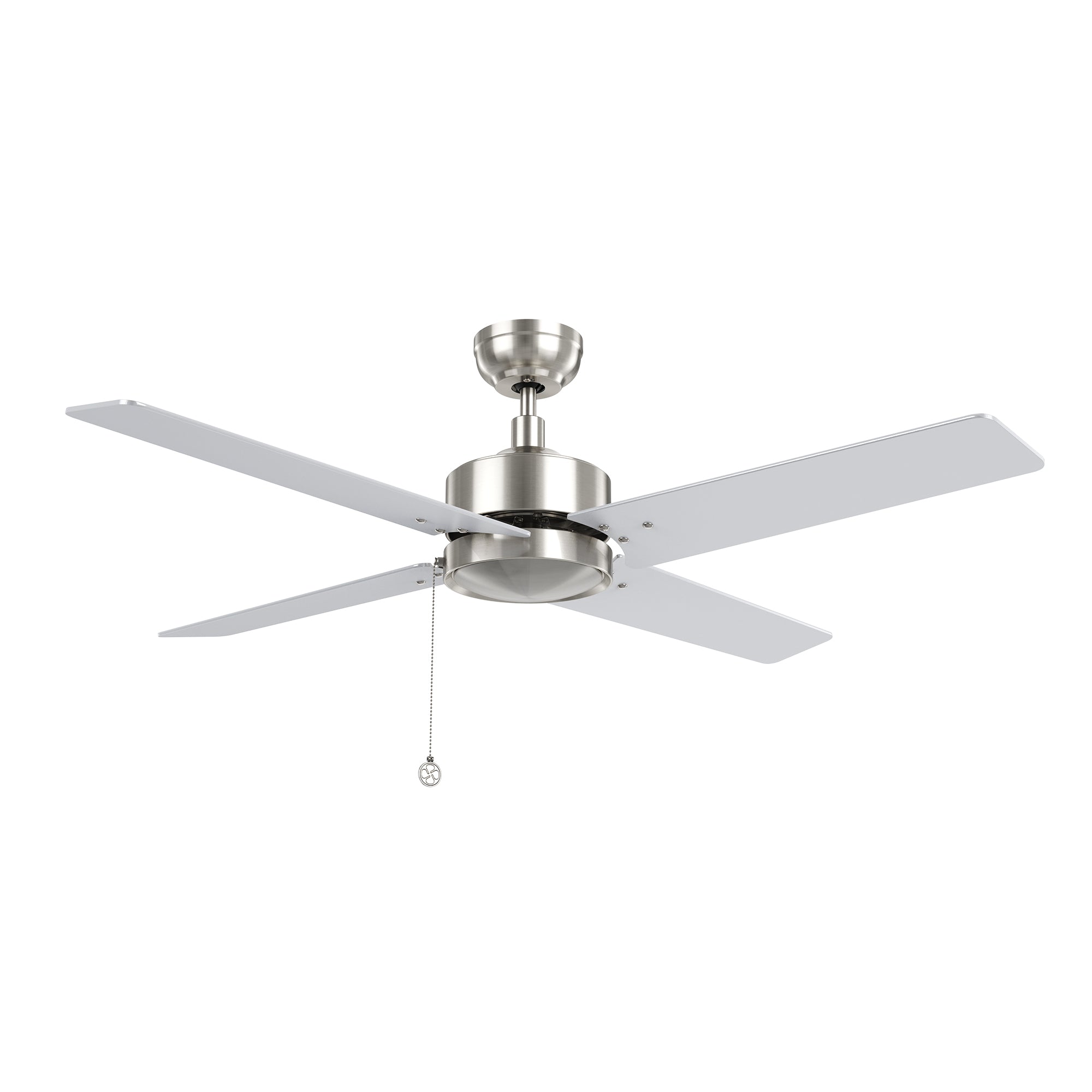 VINK 52 inch 4-Blade No Light Ceiling Fan with Pull Chain