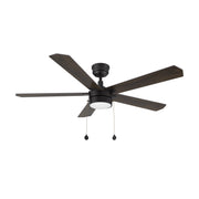 VALENCIA 52 inch 5-Blade Ceiling Fan with LED Light & Pull Chain