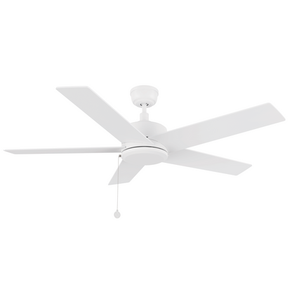 ASCOTT 52 inch 5-Blade Ceiling Fan with Pull Chain - (No light)