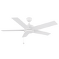 ASCOTT 52 inch 5-Blade Ceiling Fan with Pull Chain - (No light)