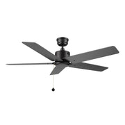 APEX 52 inch 5-Blade No Light Ceiling Fan with Pull Chain