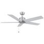 APEX 52 inch 5-Blade Ceiling Fan with Pull Chain (No Light)