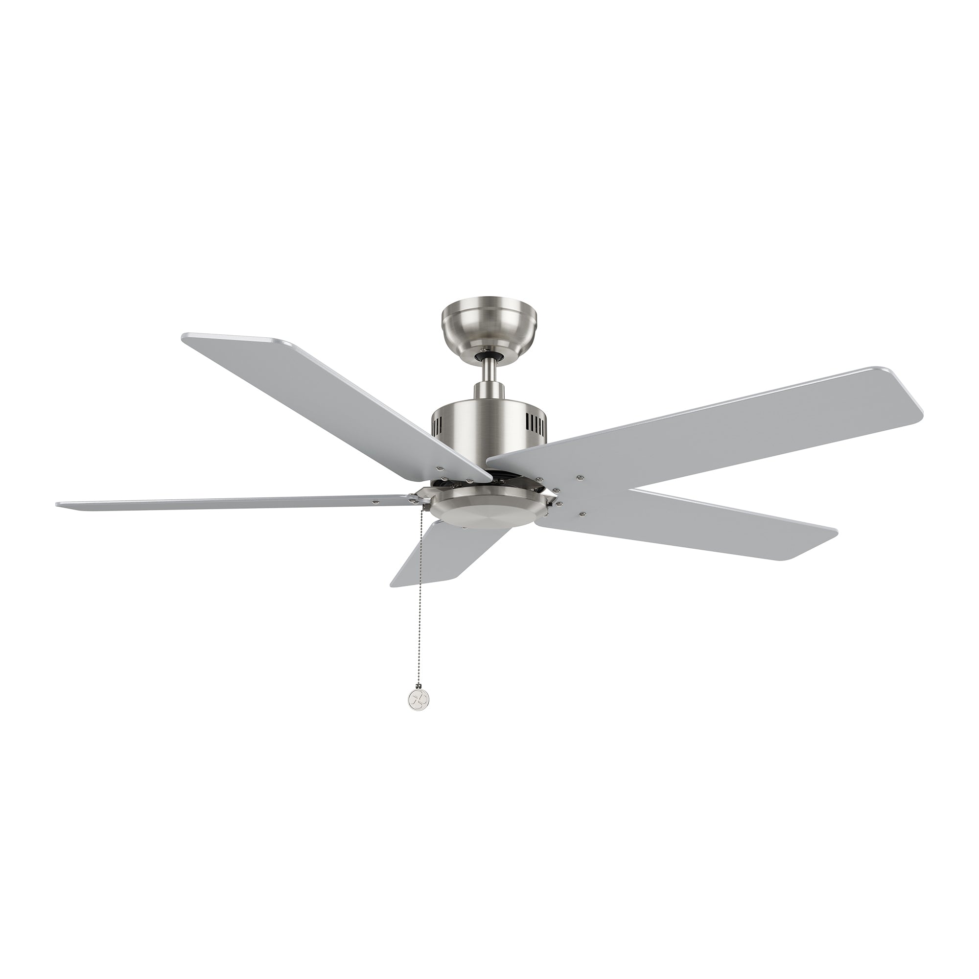 APEX 52 inch 5-Blade No Light Ceiling Fan with Pull Chain