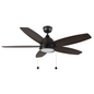 GREENWOOD 48", 52" 5-Blade Ceiling Fan with Pull Chain