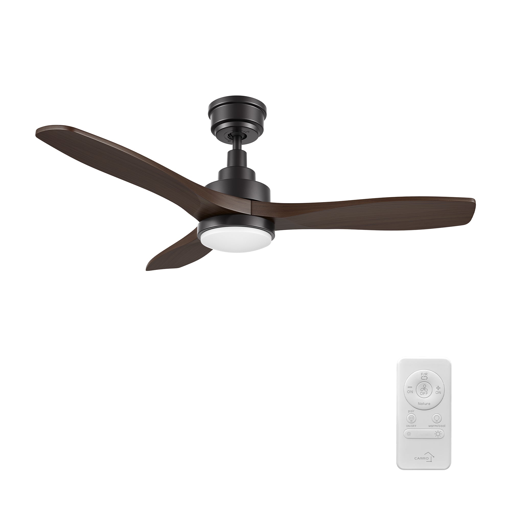 BONELLI 48 inch 3-Blade Ceiling Fan with LED Light & Remote