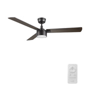 STOCKTON 52 inch 3-Blade Ceiling Fan with LED Light & Remote