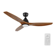 PHOENIX 52 inch 3-Blade Ceiling Fan with LED Light & Remote