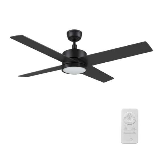 SANTANA 52 inch 4-Blade Ceiling Fan with Remote Control