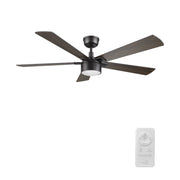 STOCKTON 52 inch 5-Blade Ceiling Fan with LED Light & Remote