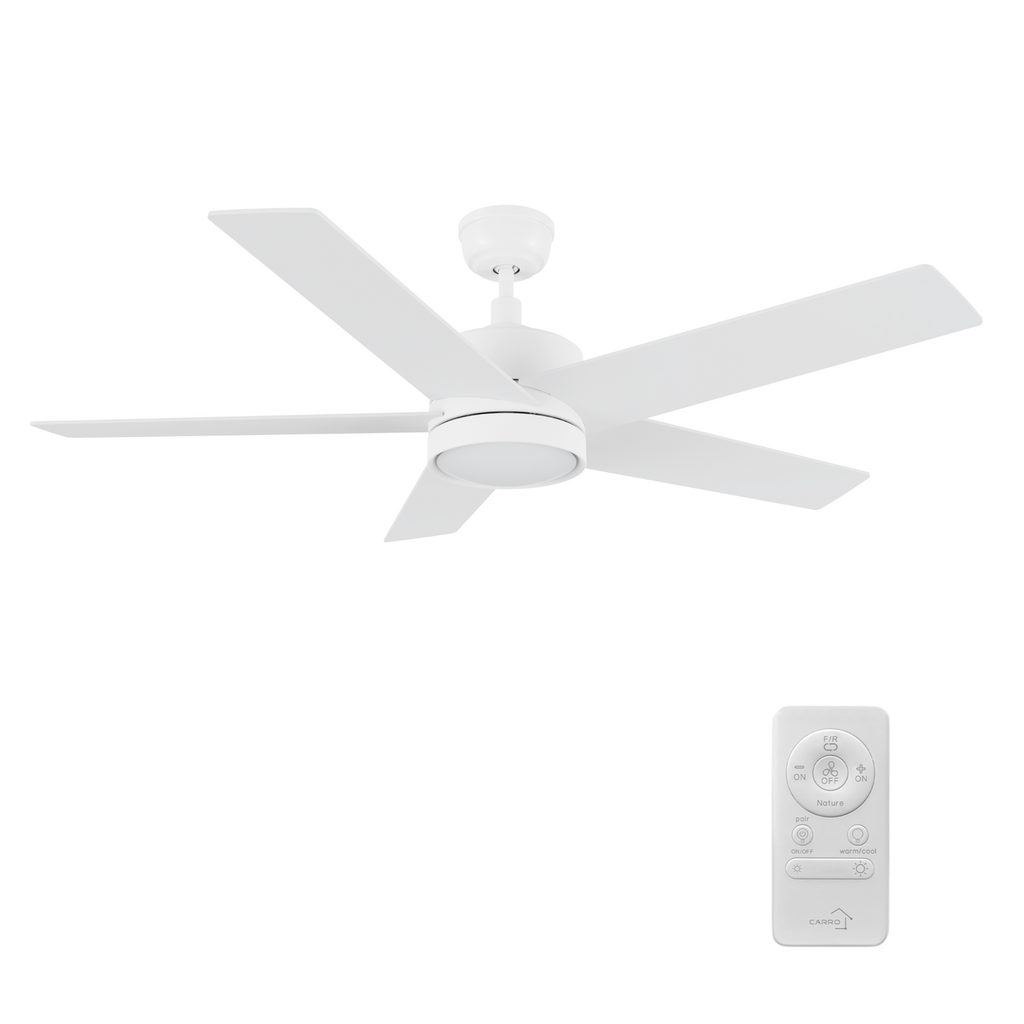 SANTANA 52 inch 5-Blade Ceiling Fan with Remote Control