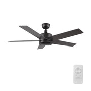SANTANA 52 inch 5-Blade No Light Ceiling Fan Remote