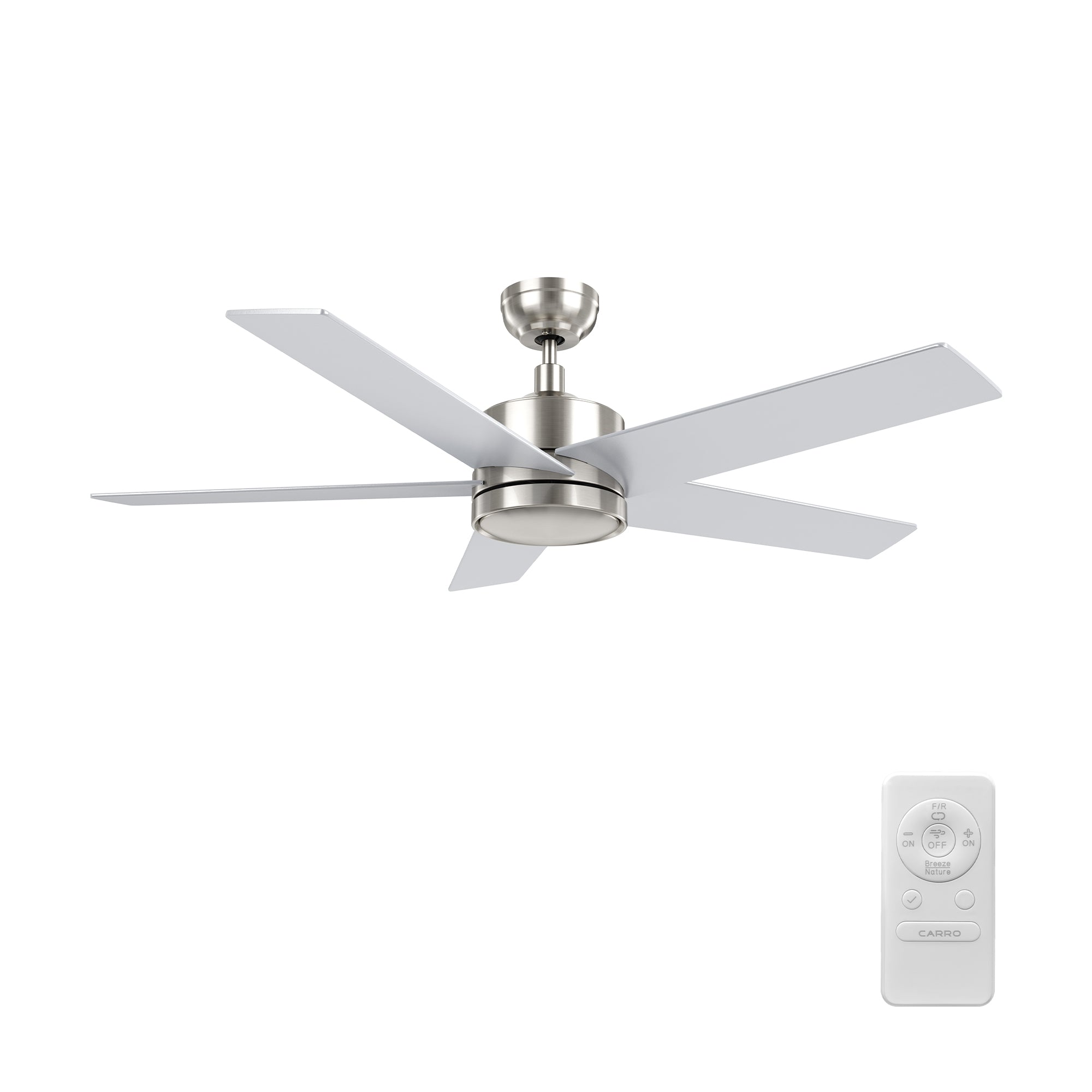 SANTANA 52 inch 5-Blade No Light Ceiling Fan Remote
