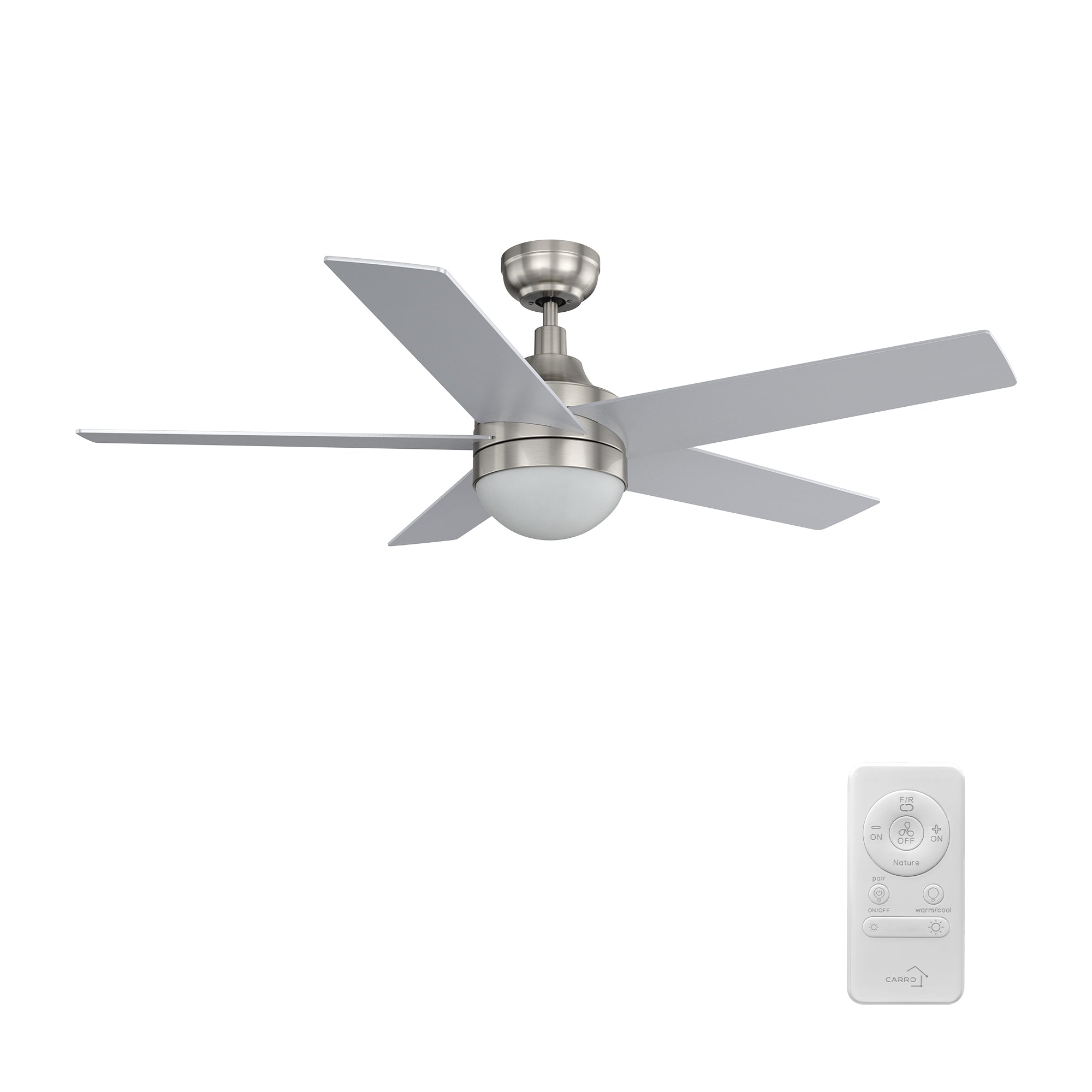 KIMBALL 52 inch 5-Blade Ceiling Fan with LED Light & Remote