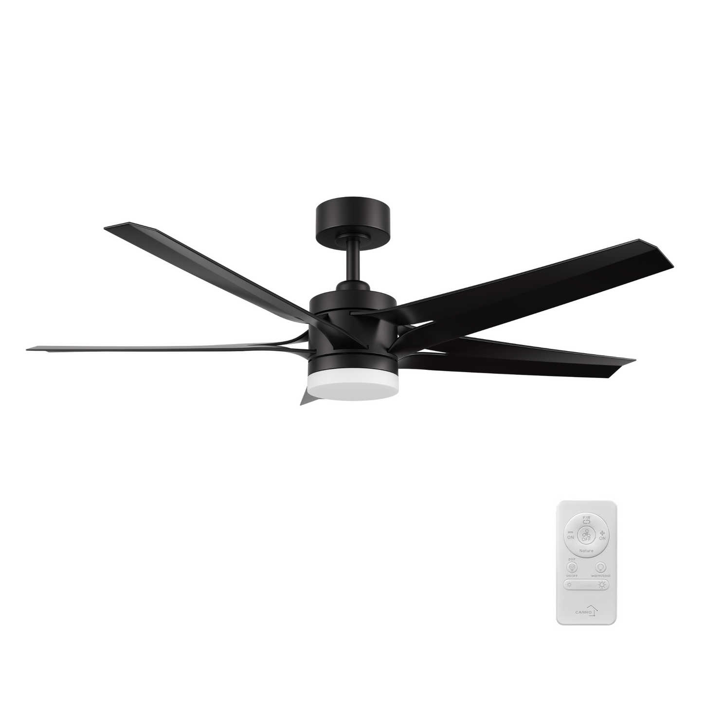 Onyx 52 inch 4-Blade Ceiling Fan with Remote