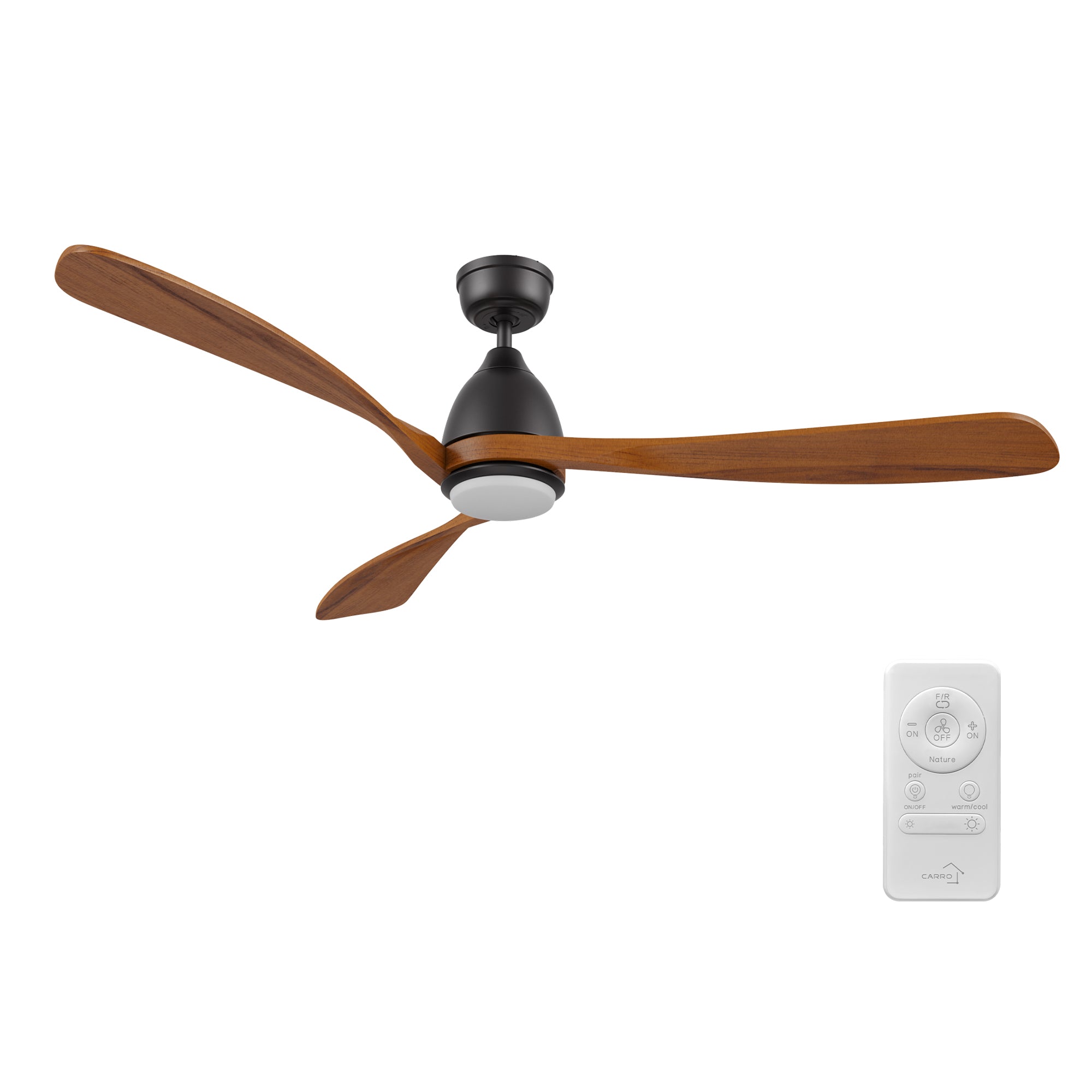 VIENNA 60 inch 3-Blade Ceiling Fan with LED Light & Remote