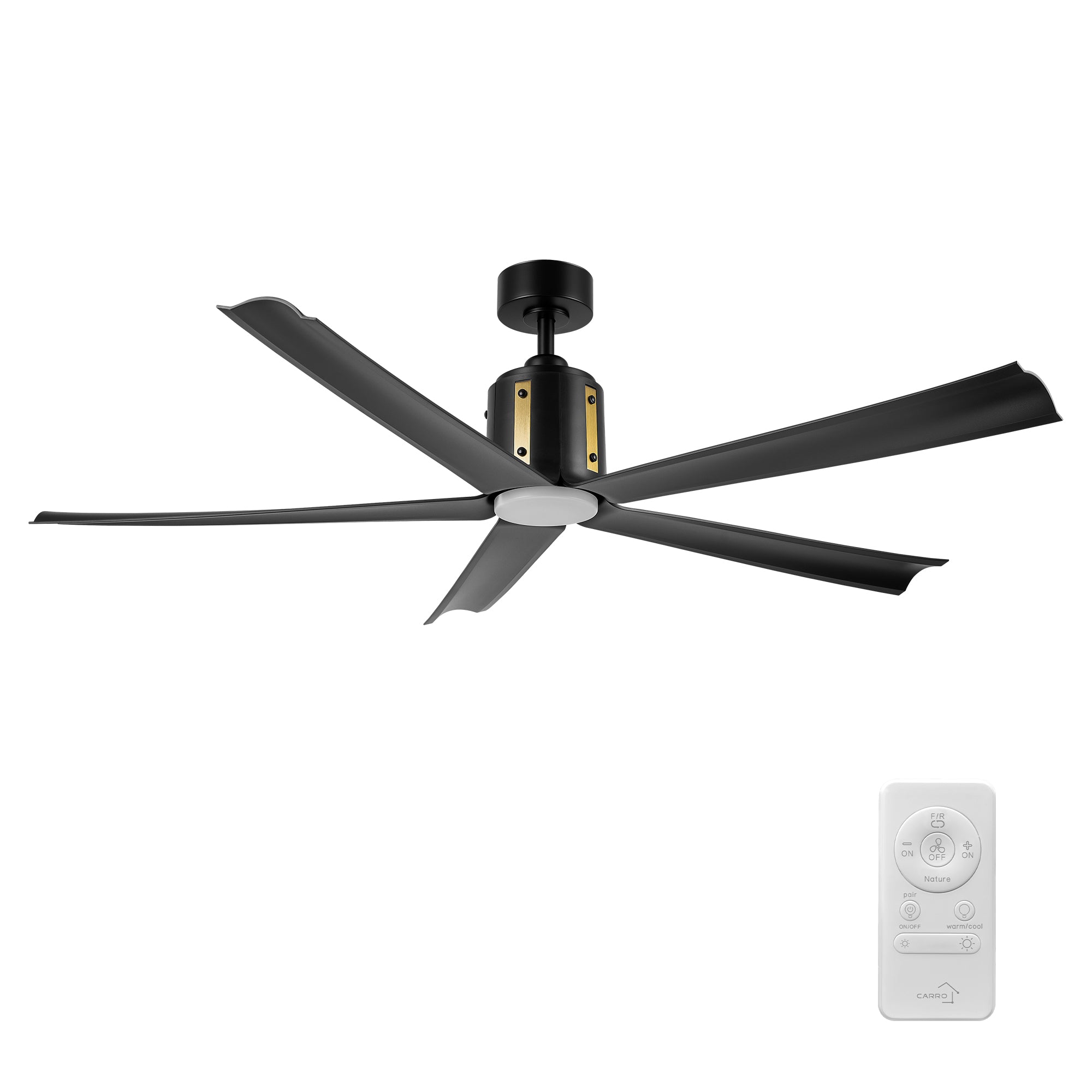 KNOX 60 inch 5-Blade Ceiling Fan with LED Light & Remote