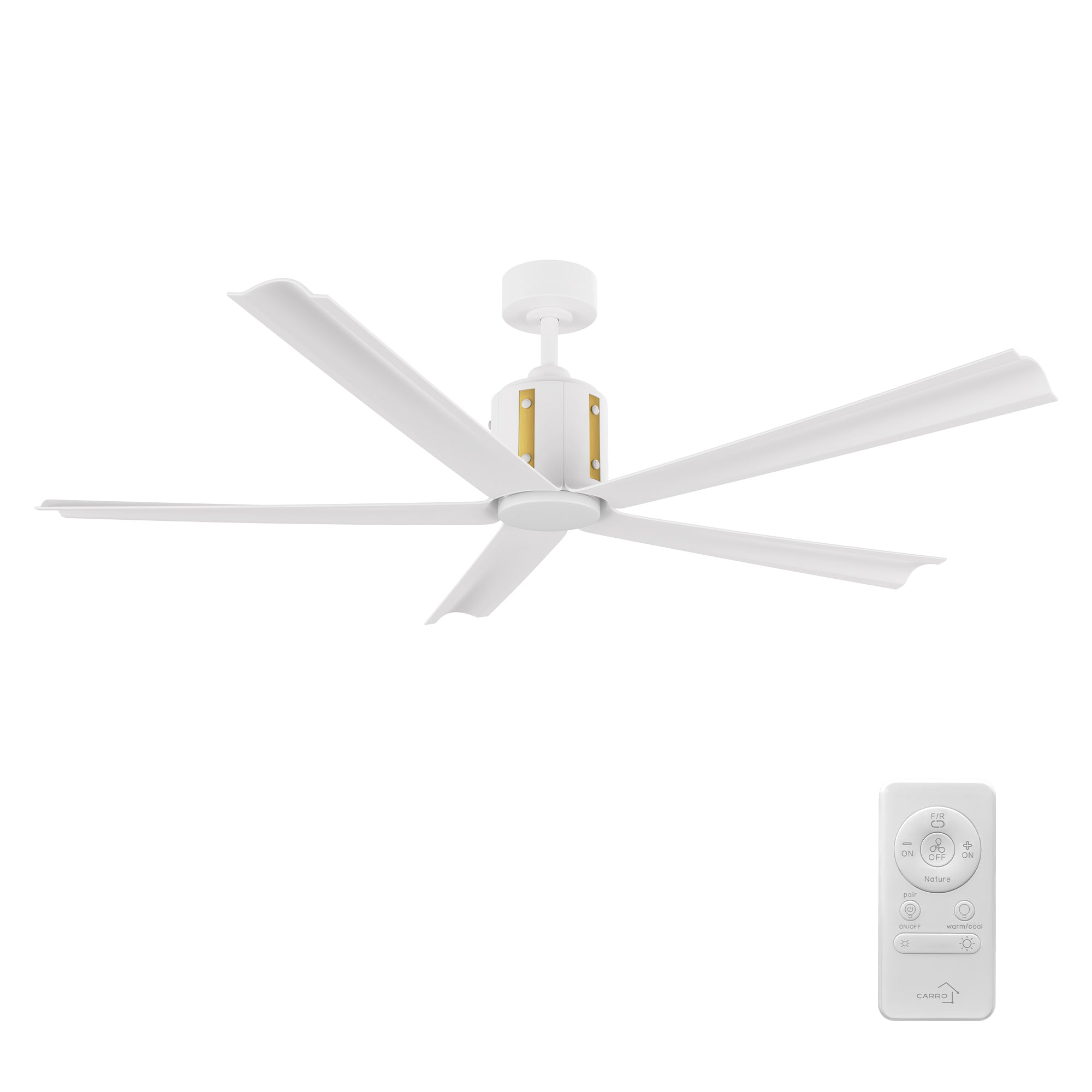 KNOX 60 inch 5-Blade Ceiling Fan with LED Light & Remote