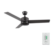SANTANA 52 inch 3-Blade No Light Ceiling Fan with Wall Control