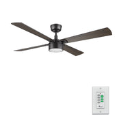 STOCKTON 52 inch 4-Blade Ceiling Fan with LED Light & Wall Control