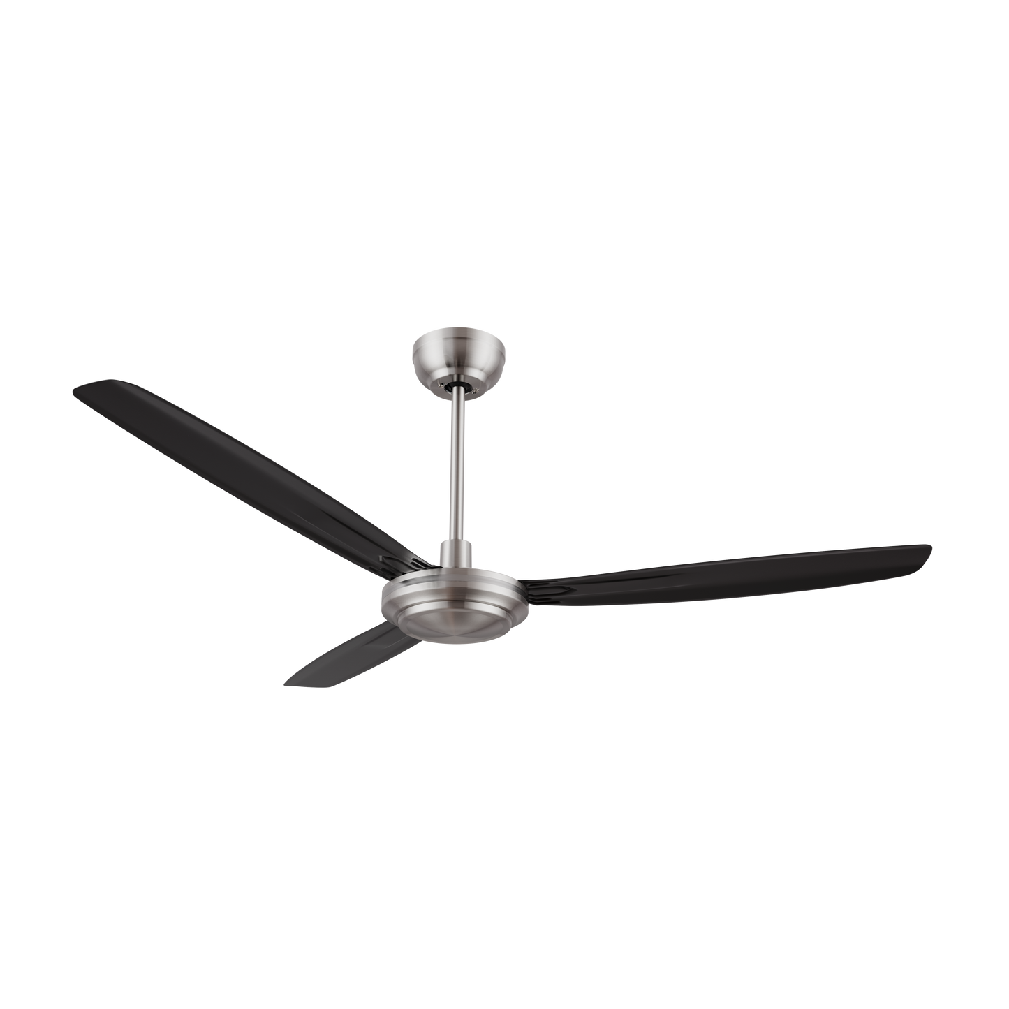 OBERON 56 inch 3-Blade Ceiling Fan with Remote & Wall Control - (No Light)