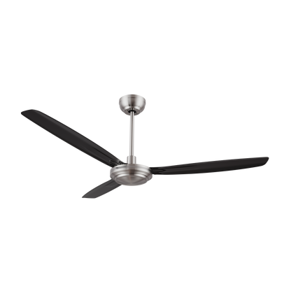 OBERON 56 inch 3-Blade Ceiling Fan with Remote & Wall Control - (No Light)