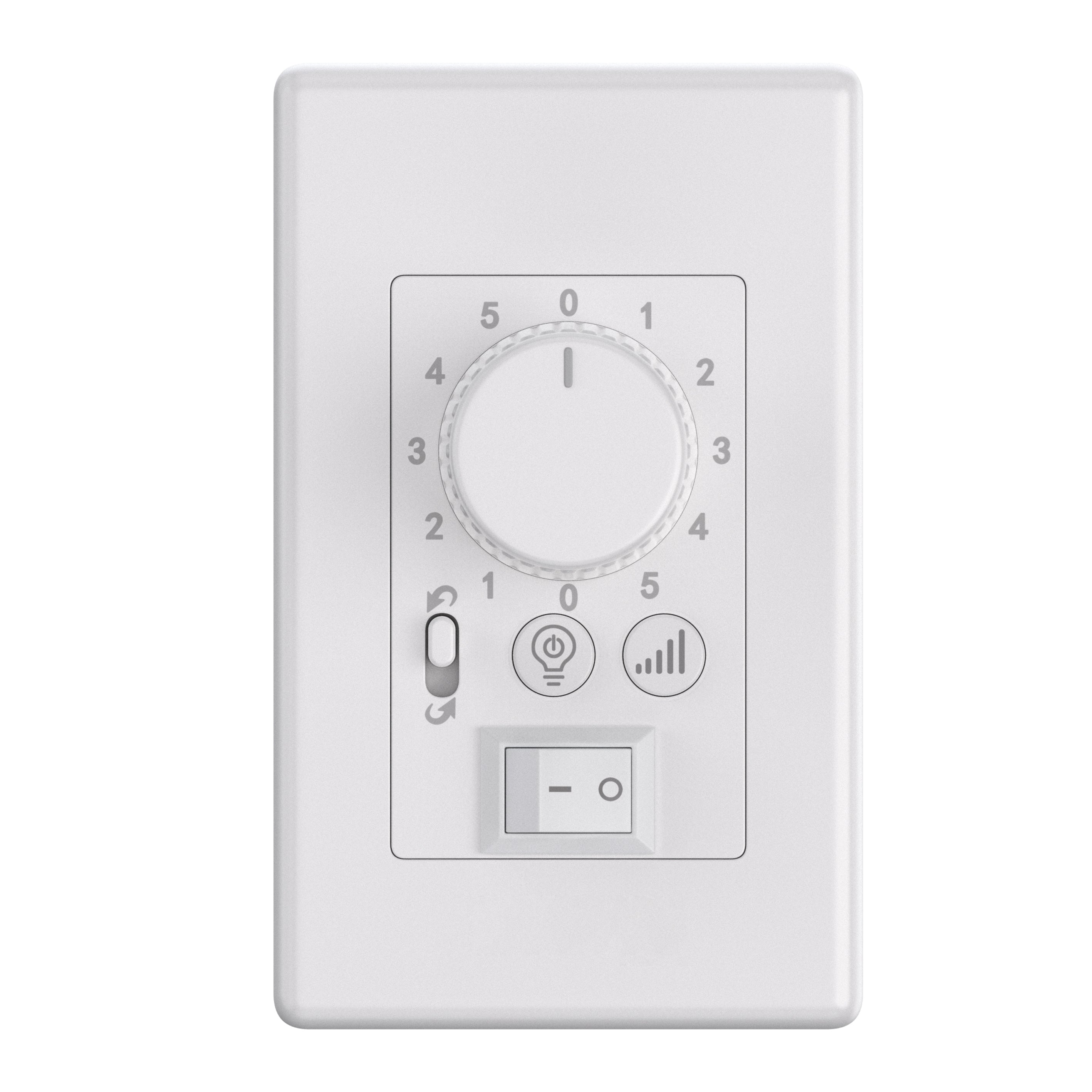 Carro DC Ceiling Fan Wall Control Fan Speed Control and Light On/Off/Dimming Switch