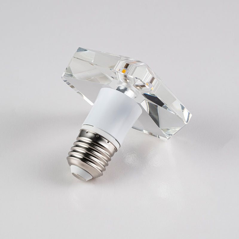 HEXAGON DIAMOND Crystal LED Light Bulb - Large