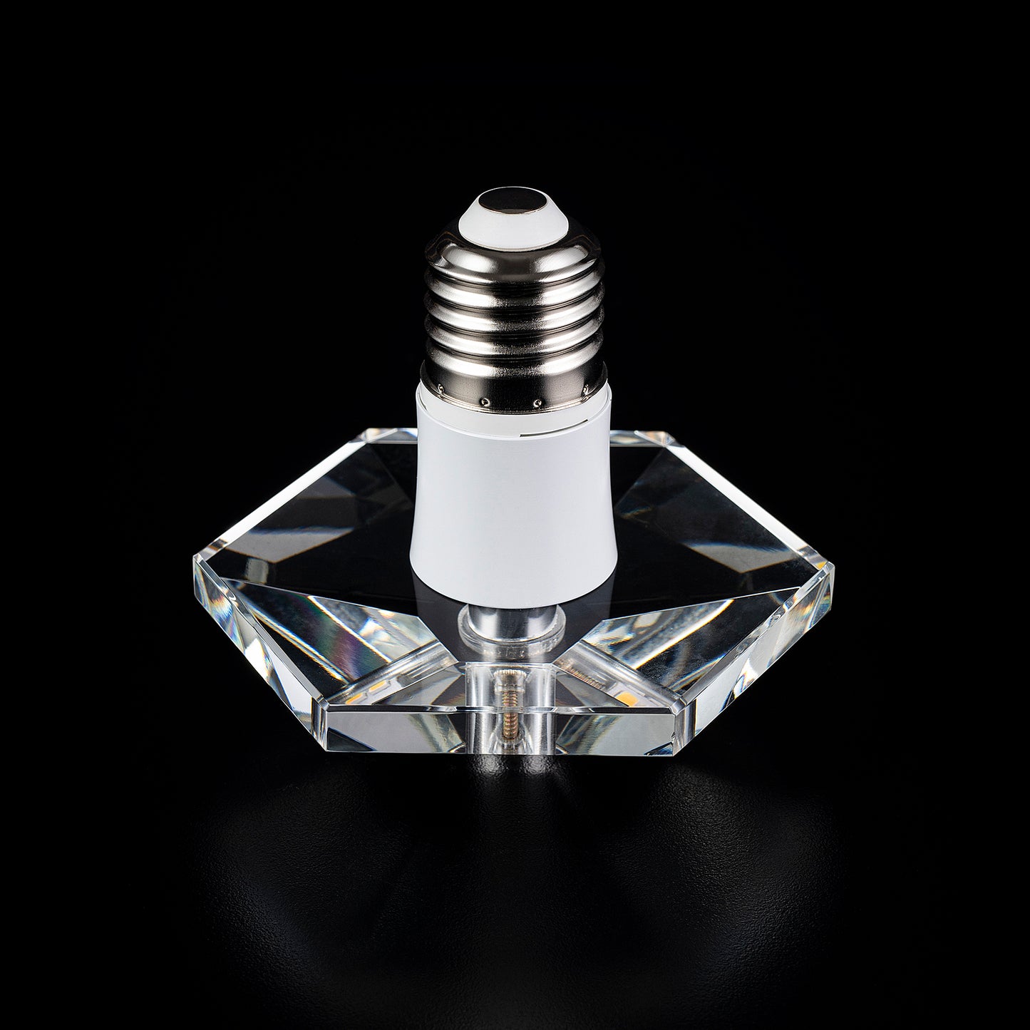 HEXAGON DIAMOND Crystal LED Light Bulb - Large