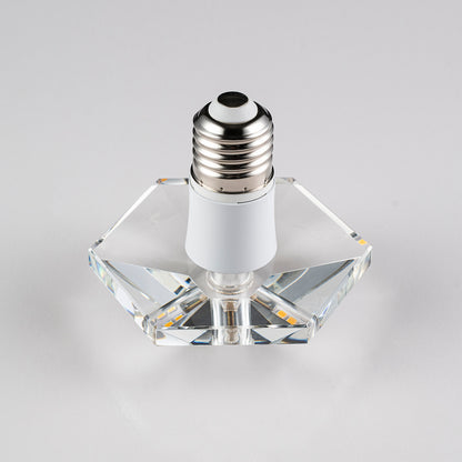 HEXAGON DIAMOND Crystal LED Light Bulb - Large