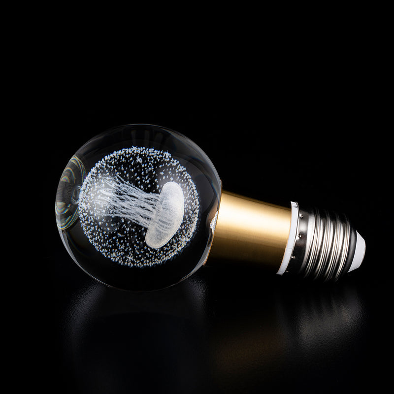 JELLY FISH GLOBE Crystal LED Light Bulb