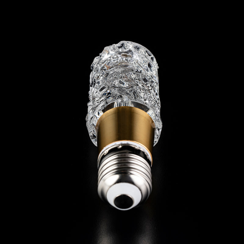 RIPPLE CYLINDER Crystal LED Light Bulb (Small)