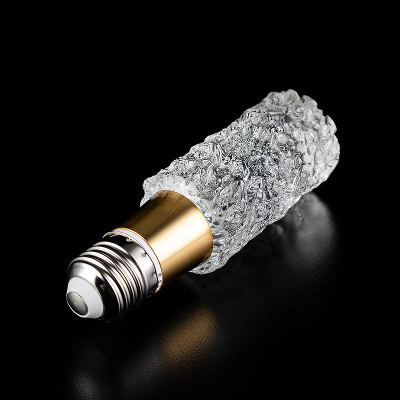 RIPPLE CYLINDER Crystal LED Light Bulb (Large)