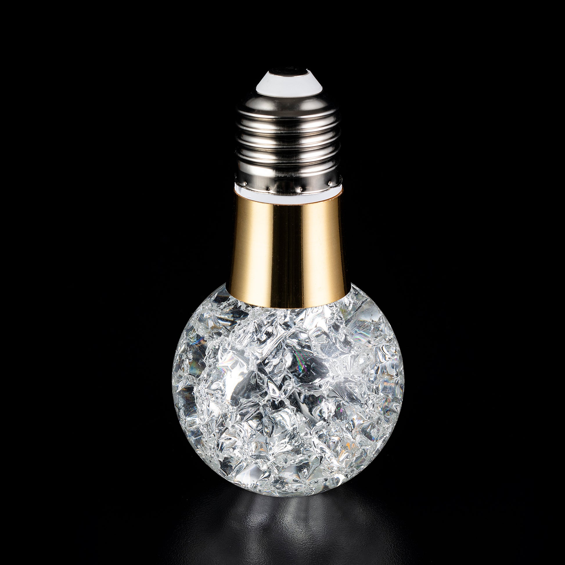 FRACTURED GLOBE Crystal LED Light Bulb