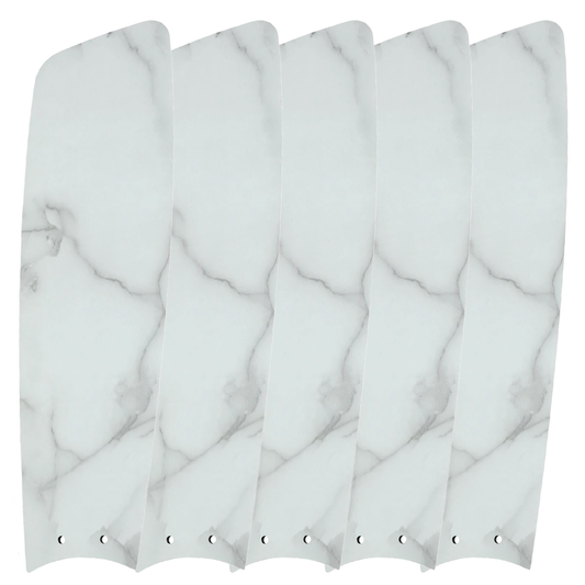 JOURNEY 52 inch (5-Blade) Replacement Blades - White Marble